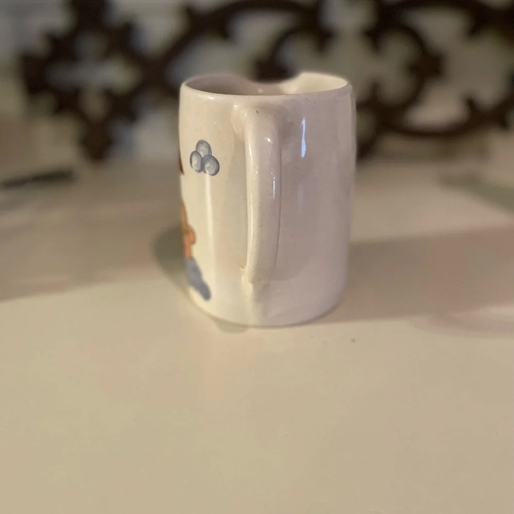 Yesteryears Pottery Noah's Ark Marshall Texas Small Pitcher 4 1/4